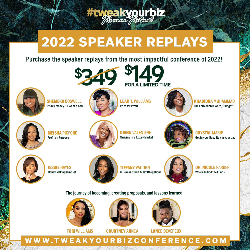 2022 Speaker Replays