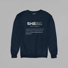 Load image into Gallery viewer, SHEEO (WHITE DEFINITION) Premium Crewneck Sweatshirt
