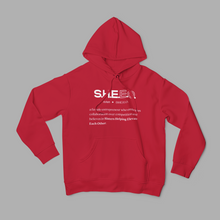Load image into Gallery viewer, SHEEO (WHITE DEFINITION) Premium Hooded Sweatshirt
