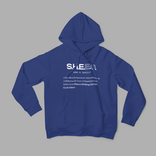 Load image into Gallery viewer, SHEEO (WHITE DEFINITION) Premium Hooded Sweatshirt
